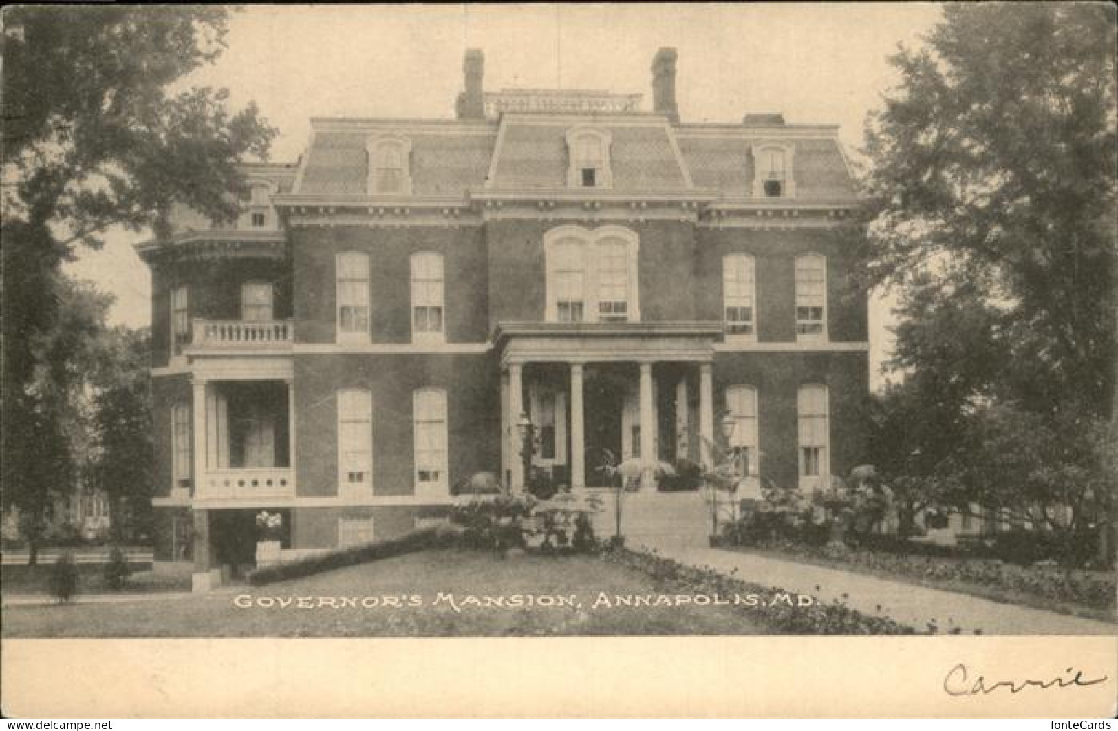 11322736 Annapolis_Maryland Governors Mansion - Andere & Zonder Classificatie