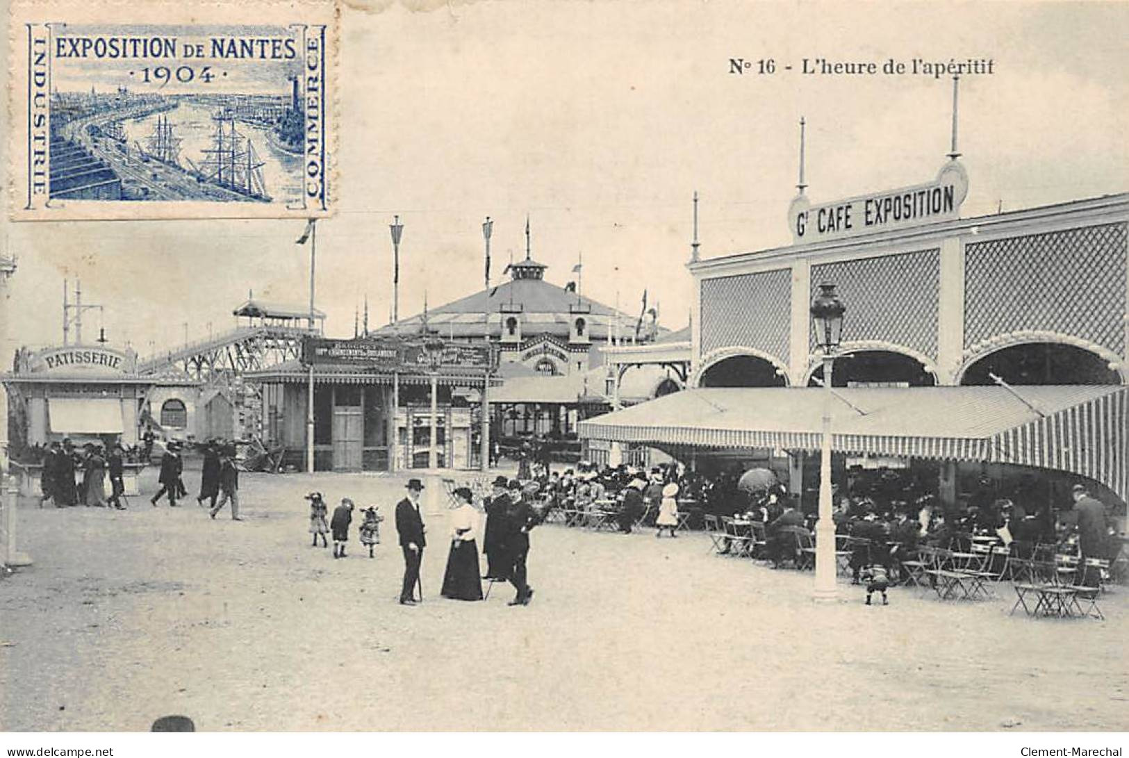 Exposition De NANTES 1904 - L'Heure De L'apéritif - Très Bon état - Nantes