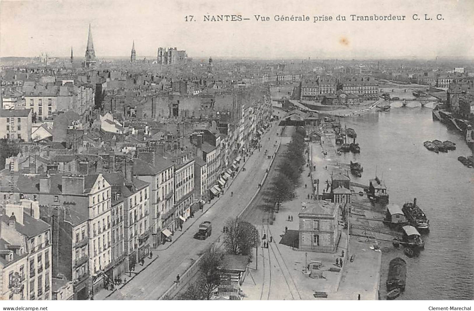 NANTES - Vue Générale Prise Du Transbordeur - Très Bon état - Nantes