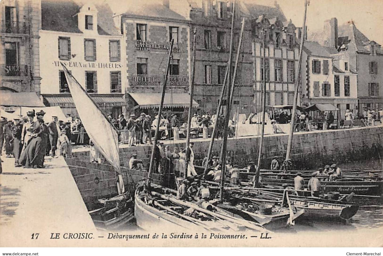 LE CROISIC - Débarquement De La Sardine à La Poissonnerie - Très Bon état - Le Croisic