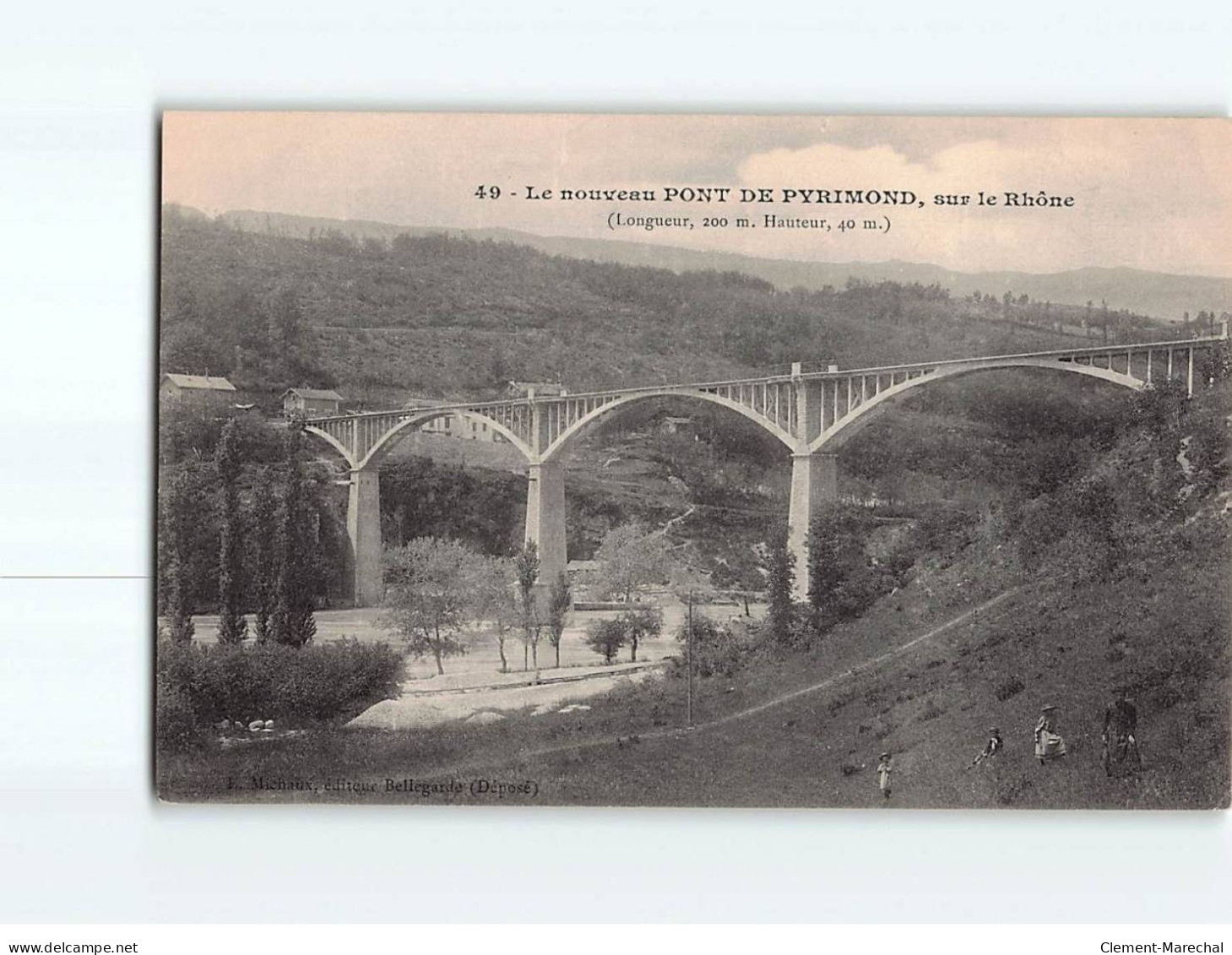 Le Nouveau Pont De PYRIMOND, Sur Le Rhône - Très Bon état - Unclassified