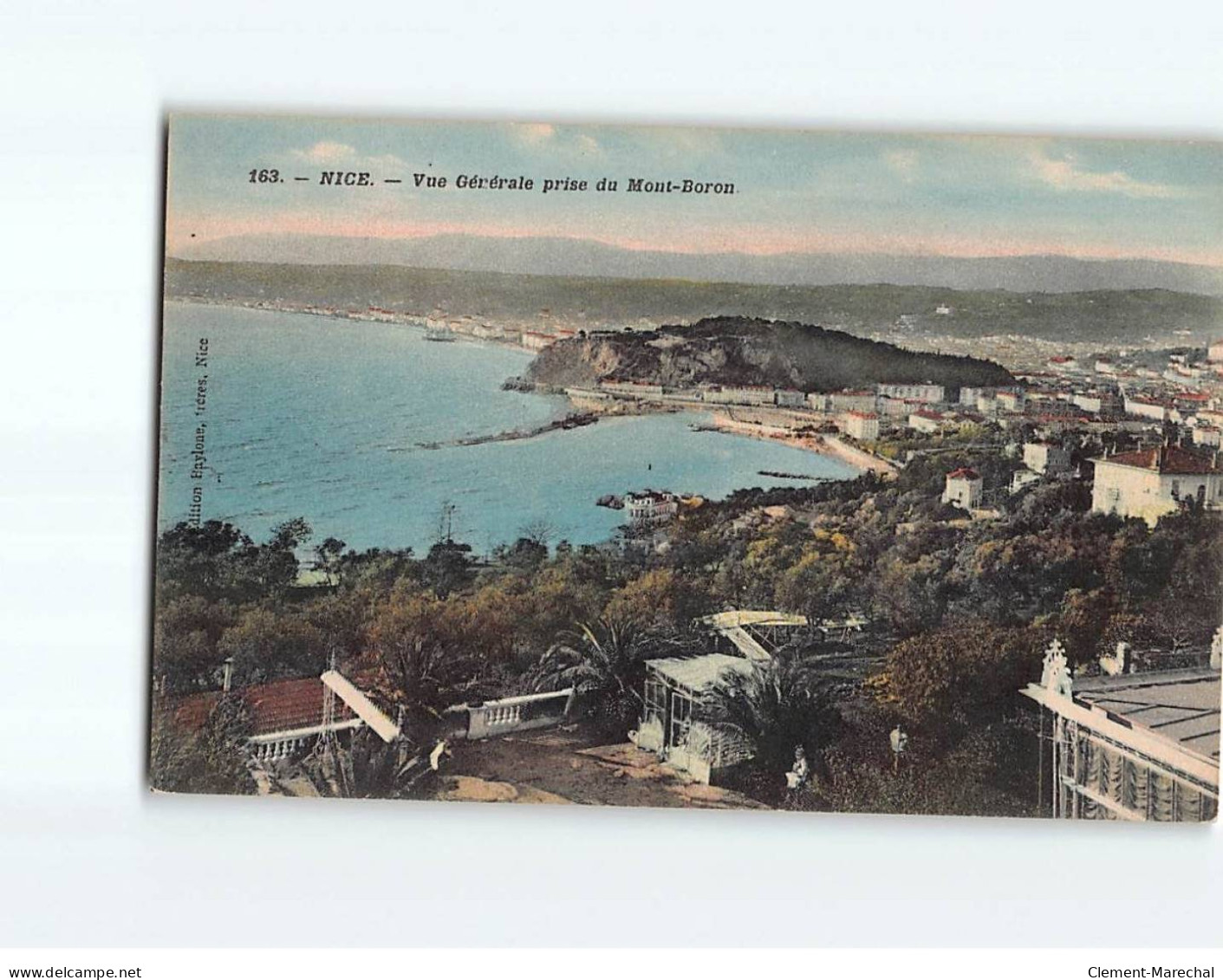 NICE : Vue Générale Prise Du Mont-Boron - Très Bon état - Cartas Panorámicas