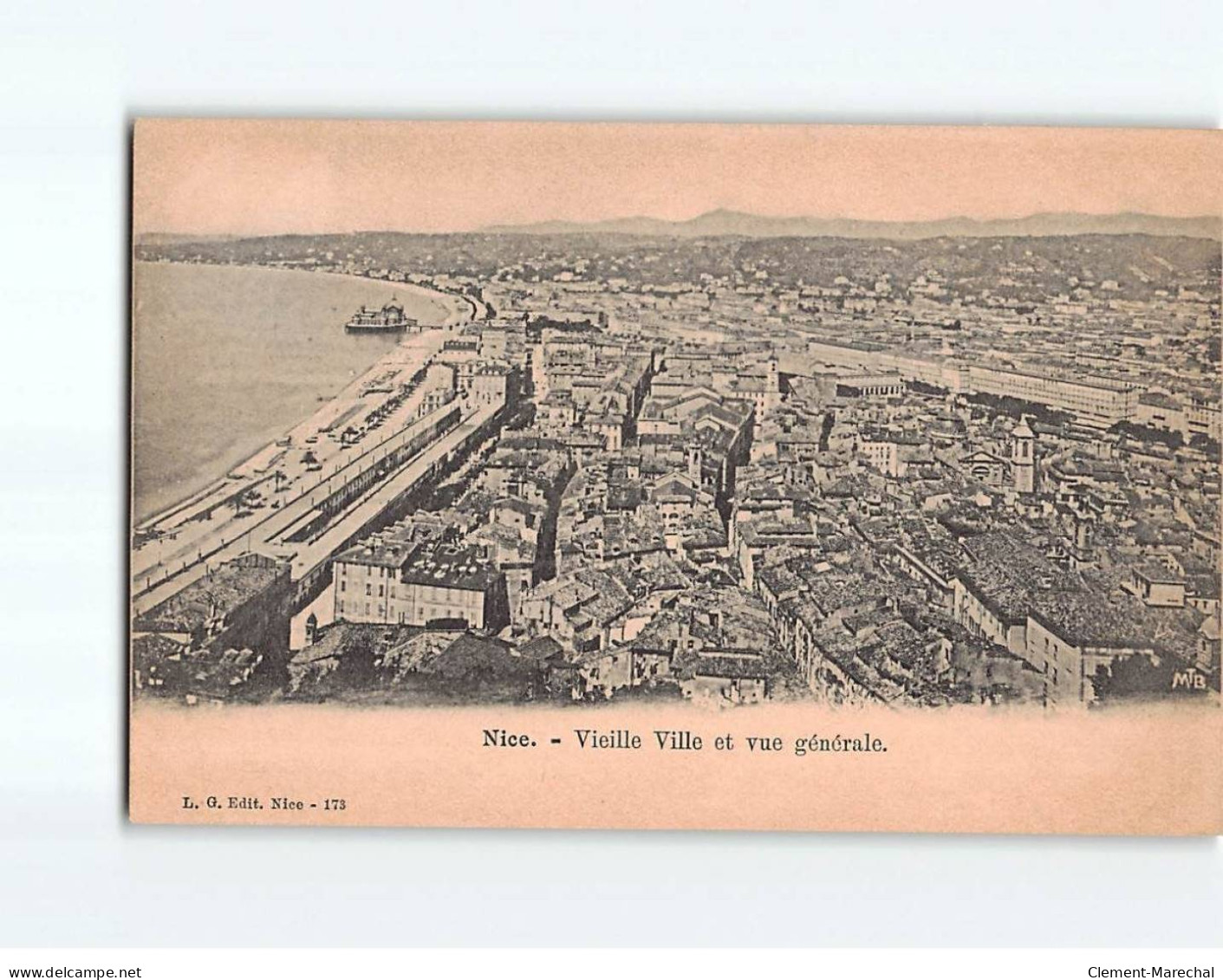 NICE : Vieille Ville Et Vue Générale - Très Bon état - Szenen (Vieux-Nice)