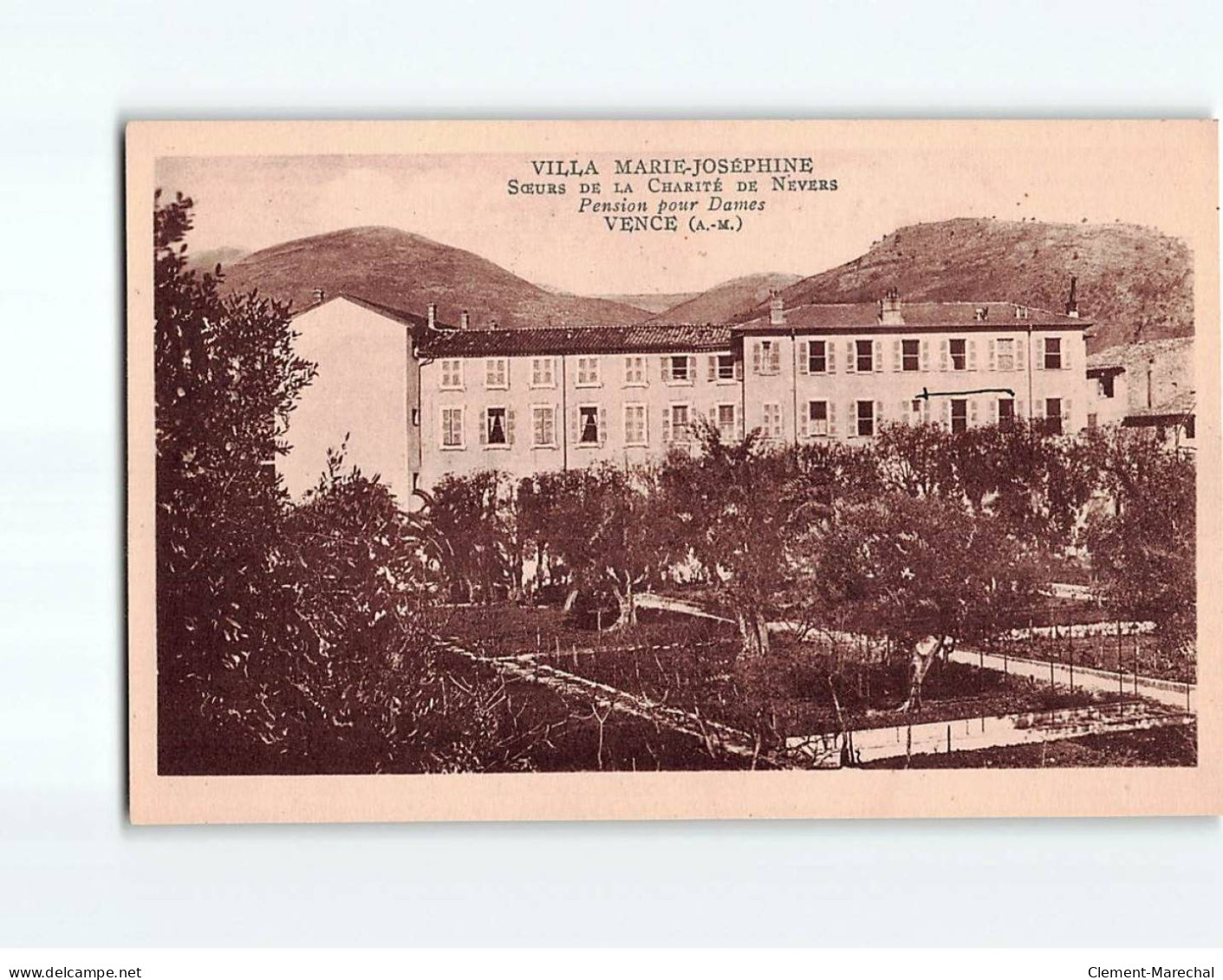 VENCE : Villa Marie-Joséphine, Soeurs De La Charité De Never, Pension Pour Dames - Très Bon état - Vence