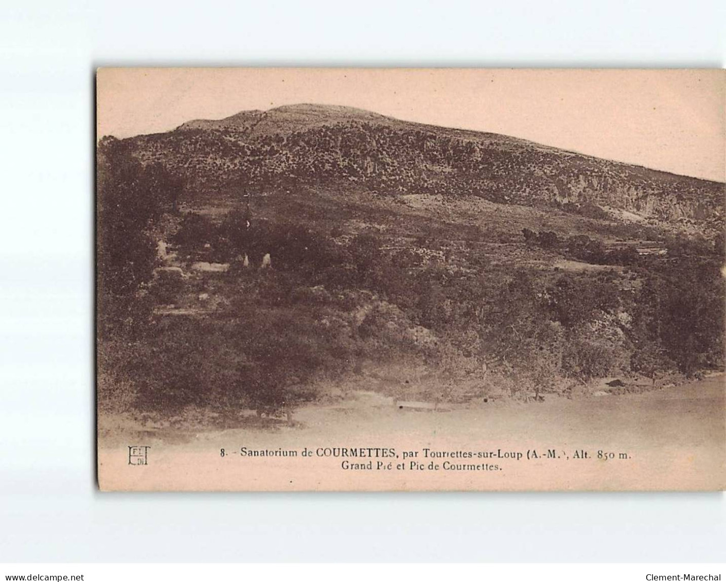 Sanatorium De COURMETTES, Par Tourrettes Sur Loup, Grand Pré Et Pic De Courmettes - Très Bon état - Autres & Non Classés