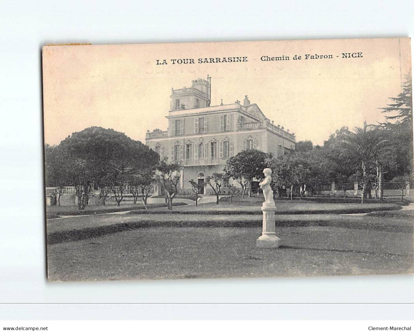 NICE : La Tour Sarrasine, Chemin De Fabron - état - Monumentos, Edificios