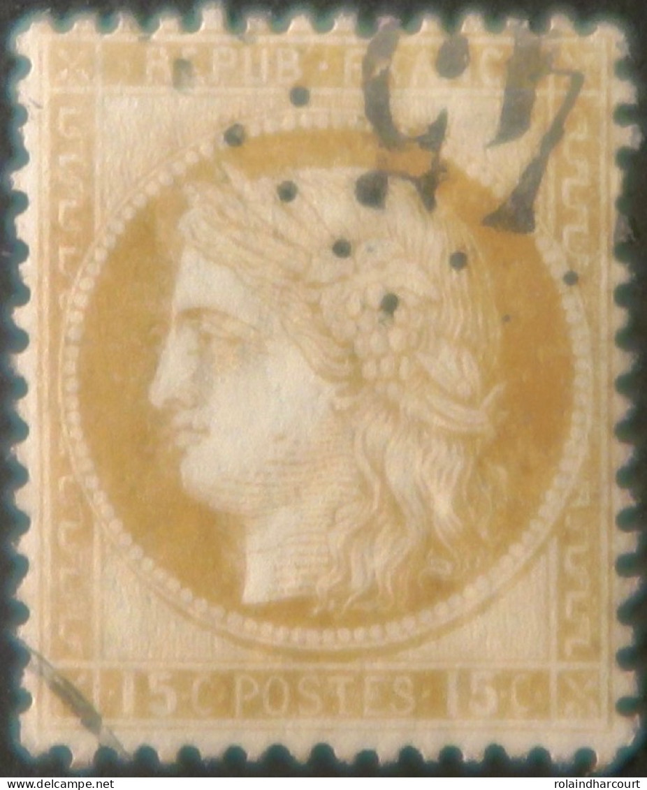 X1191 - FRANCE - CERES N°55 - LUXE - LGC - BON CENTRAGE - 1871-1875 Ceres