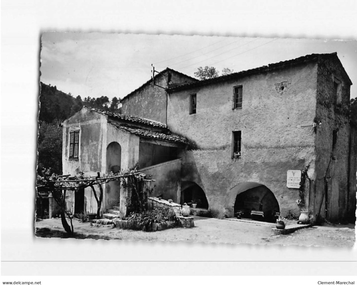 LA COLLE SUR LOUP : Restaurant ""Chez Bacchus"" - Très Bon état - Other & Unclassified