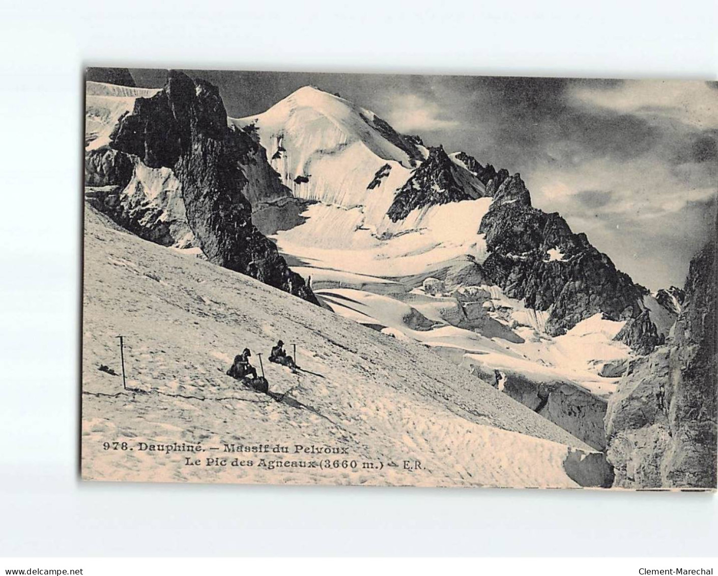 Massif Du Pelvoux, Le Pic Des Agneaux - Très Bon état - Autres & Non Classés