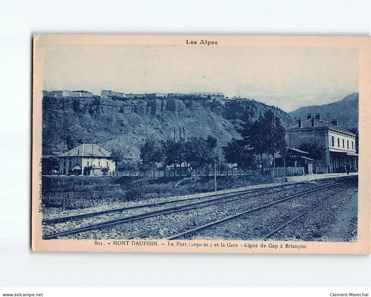 Mont Dauphin, Le Fort Et La Gare, Ligne De Gap à Briançon - état - Autres & Non Classés