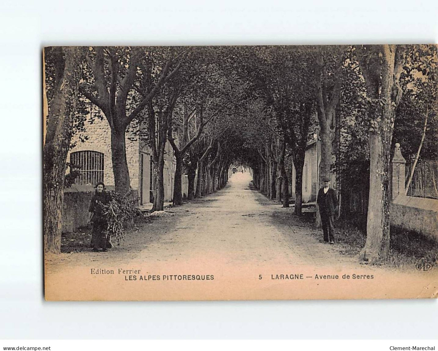 LARAGNE : Avenue De Serres - état - Other & Unclassified