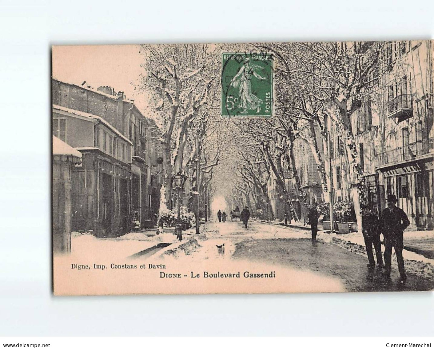 DIGNE : Le Boulevard Gassendi - Très Bon état - Digne