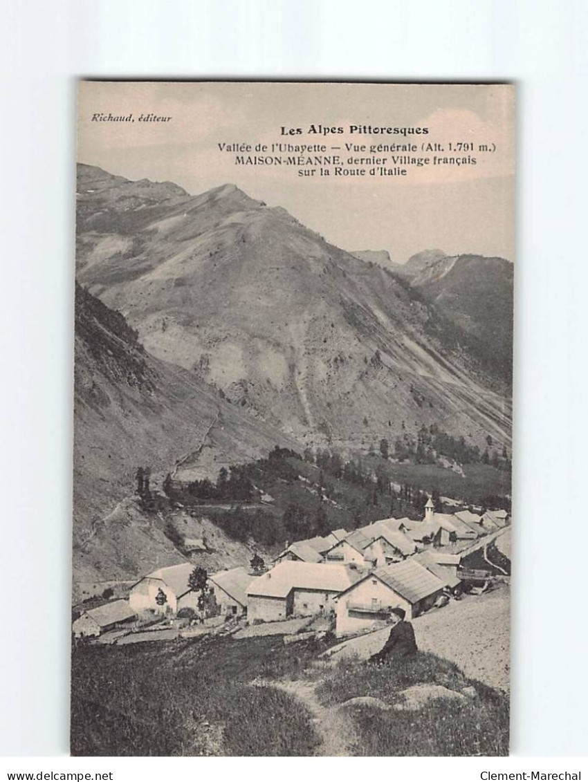 Vallée De L'Ubayette, Vue Générale De MAISON MEANNE - Très Bon état - Autres & Non Classés