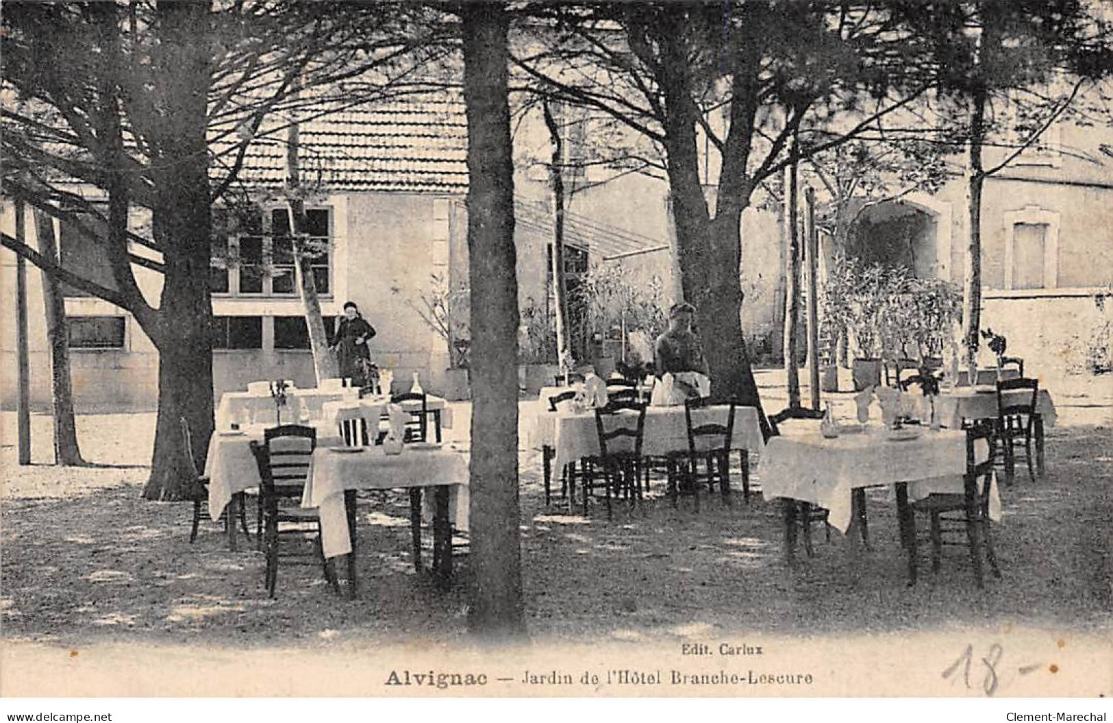 ALVIGNAC - Jardin De L'Hôtel Branche Lescure - Très Bon état - Sonstige & Ohne Zuordnung