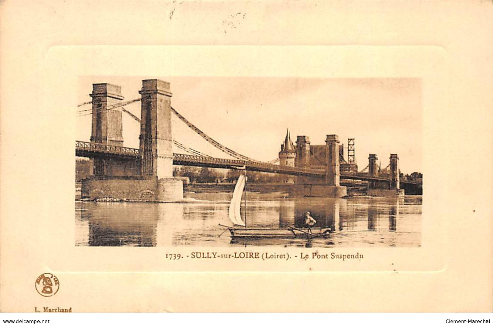 SULLY SUR LOIRE - Le Pont Suspendu - Très Bon état - Sully Sur Loire