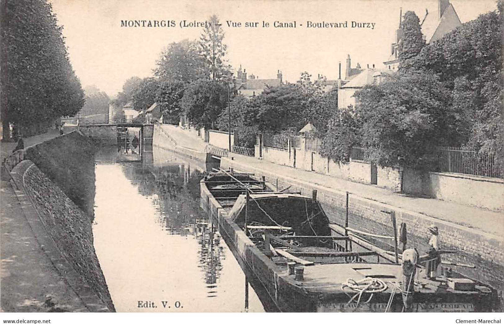 MONTARGIS - Vue Sur Le Canal - Boulevard Durzy - Très Bon état - Montargis