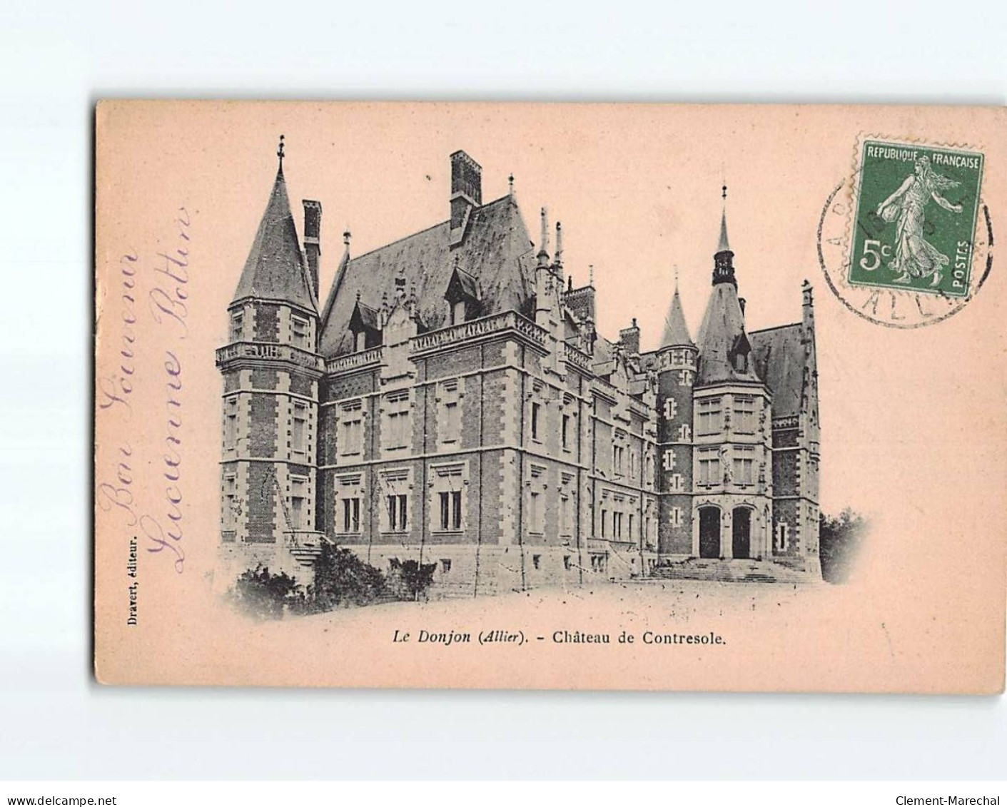 LE DONJON : Château De Contresole - état - Andere & Zonder Classificatie