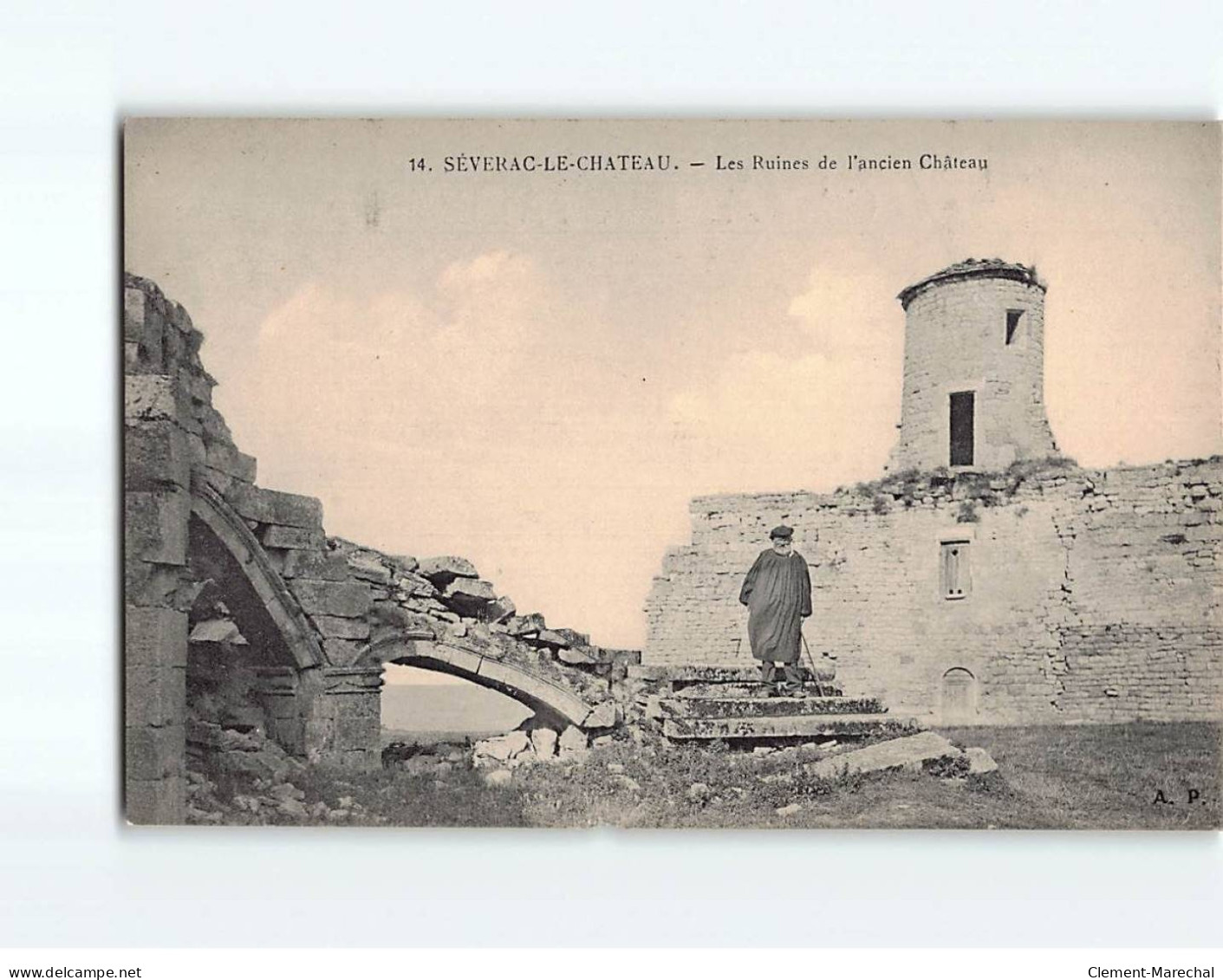 SEVERAC LE CHATEAU : Les Ruines De L'ancien Château - état - Andere & Zonder Classificatie