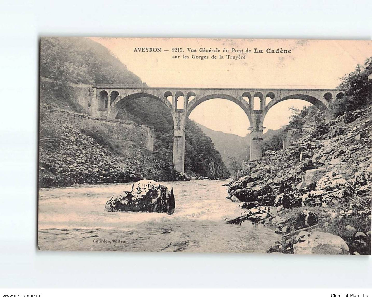 Vue Générale Du Pont De La Cadène Sur Les Gorges De La Truyère - Très Bon état - Sonstige & Ohne Zuordnung