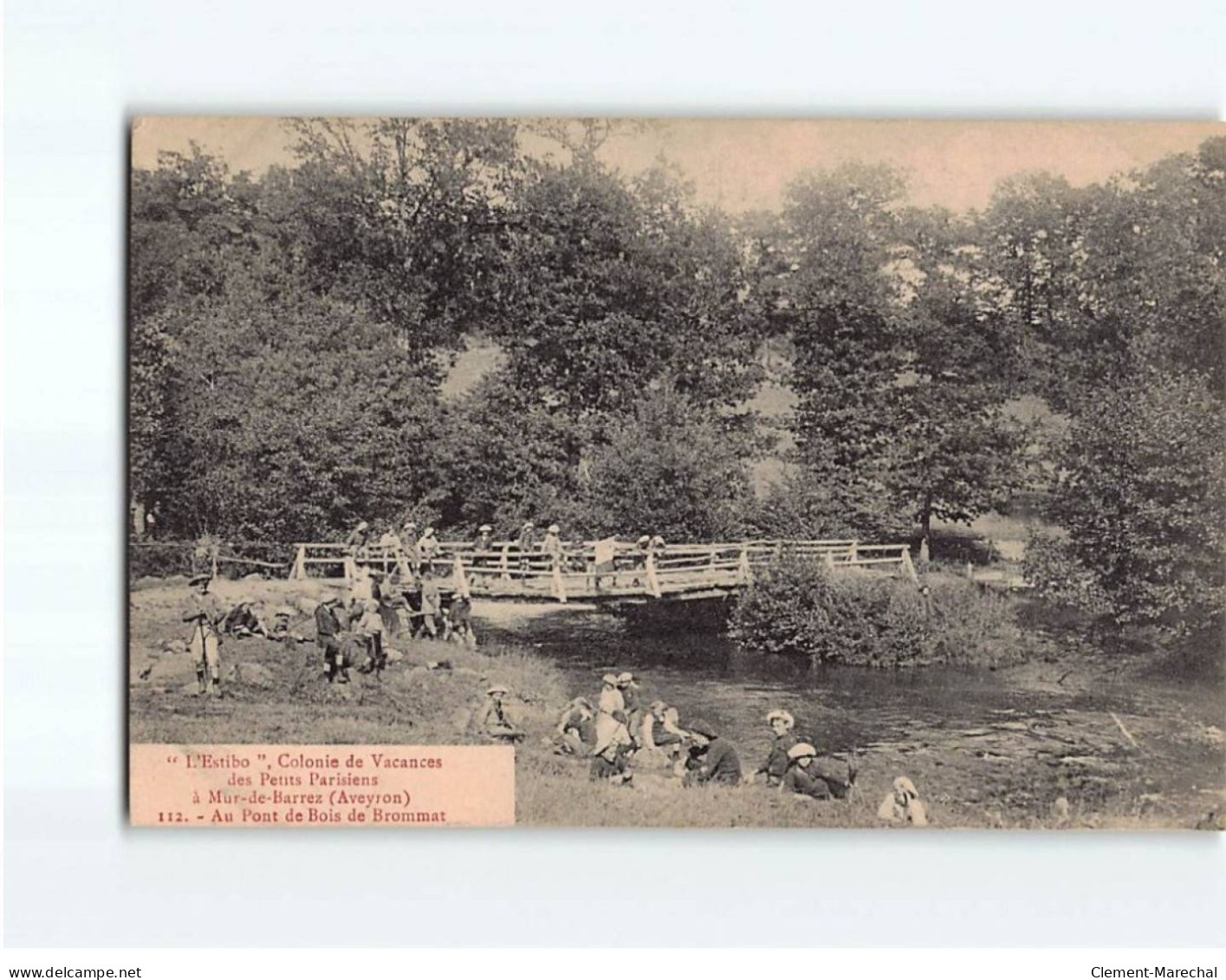 L'ESTIBO : Colonie De Vacances Des Petits Parisiens à Mur-de-Barrez, Au Pont De Bois De Brommat - Très Bon état - Other & Unclassified