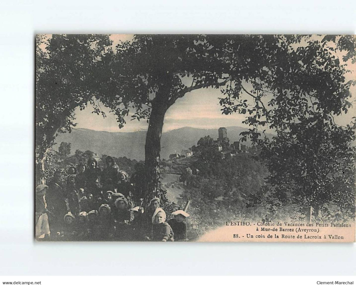 L'ESTIBO : Colonie De Vacances Des Petits Parisiens à Mur-de-Barrez, Route De Lacroix à Vallon - Très Bon état - Sonstige & Ohne Zuordnung