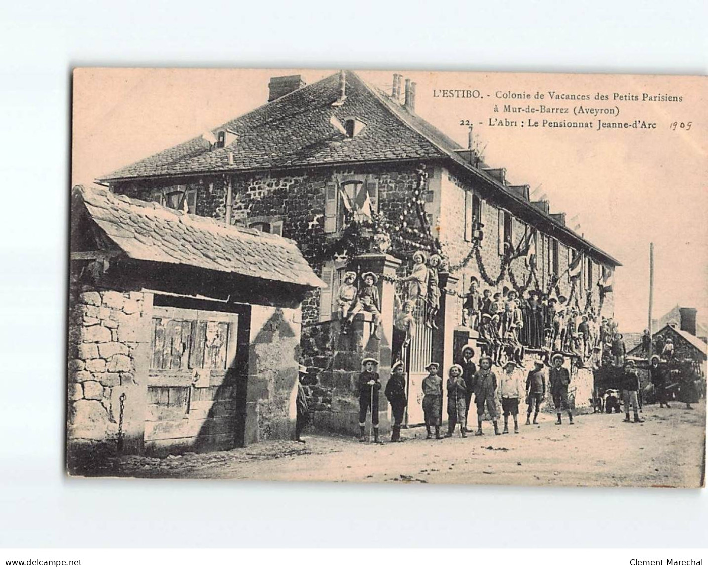 L'ESTIBO : Colonie De Vacances Des Petits Parisiens à Mur-de-Barrez, L'abri, Le Pensionnat Jeanne-d'Arc - Très Bon état - Sonstige & Ohne Zuordnung