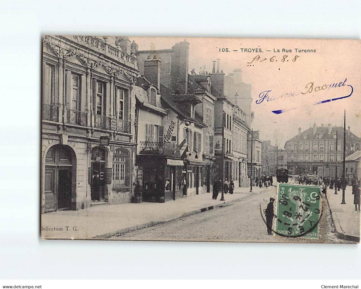 TROYES : La Rue Turenne - état - Troyes