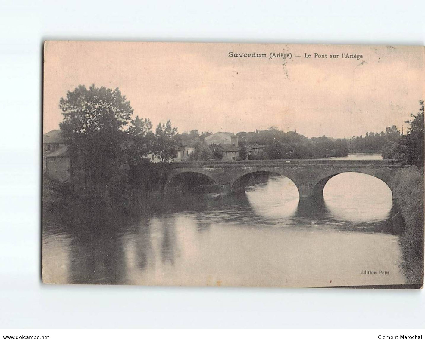 SAVERDUN : Le Pont Sur L'Ariège - état - Sonstige & Ohne Zuordnung