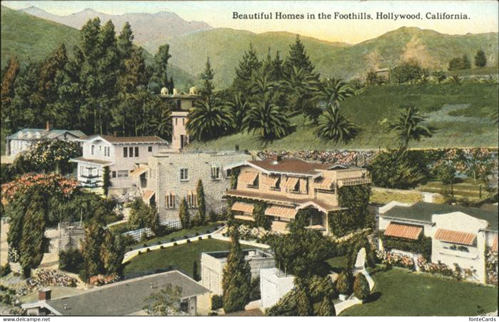 11322698 Hollywood California Beautiful Homes In The Foothills Los Angeles Unite - Sonstige & Ohne Zuordnung