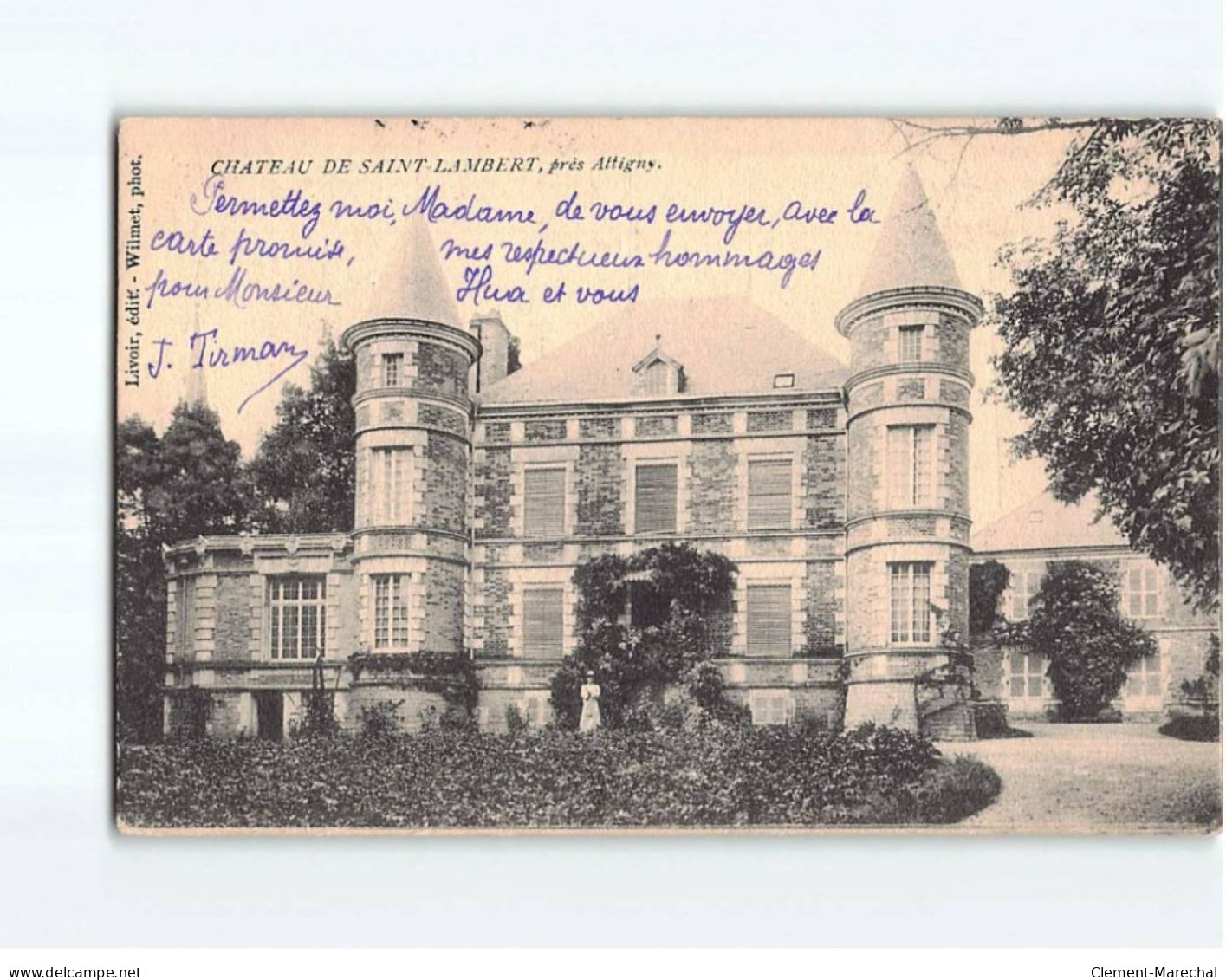 Château De SAINT LAMBERT - état - Other & Unclassified