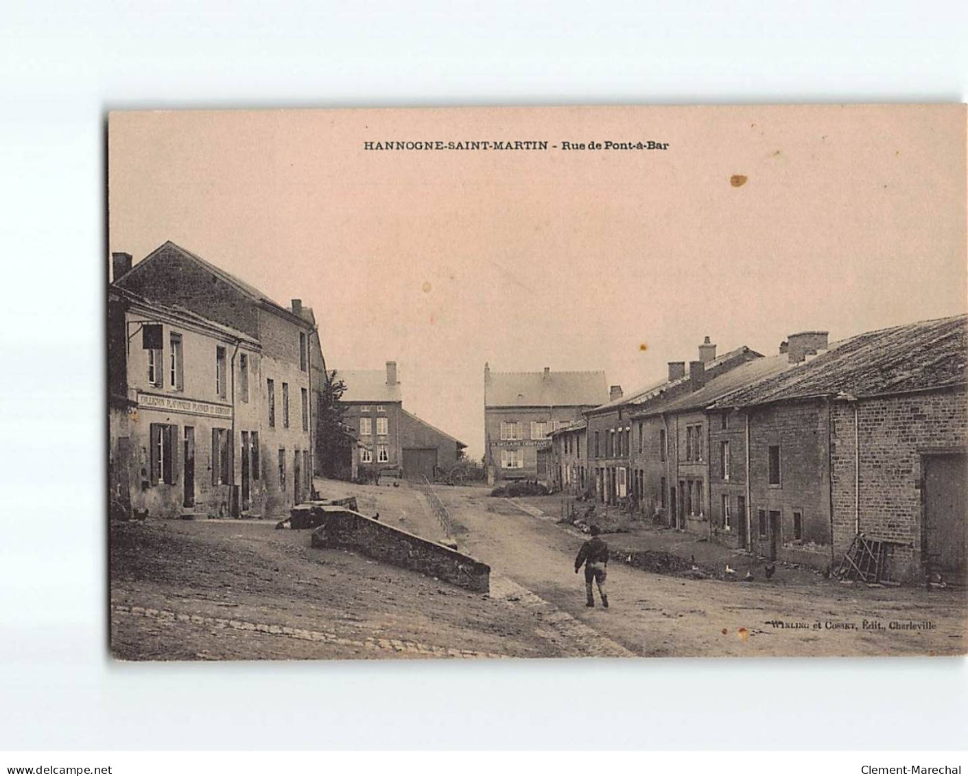 HANNOGNE SAINT MARTIN : Rue Du Pont-à-Bar - Très Bon état - Andere & Zonder Classificatie