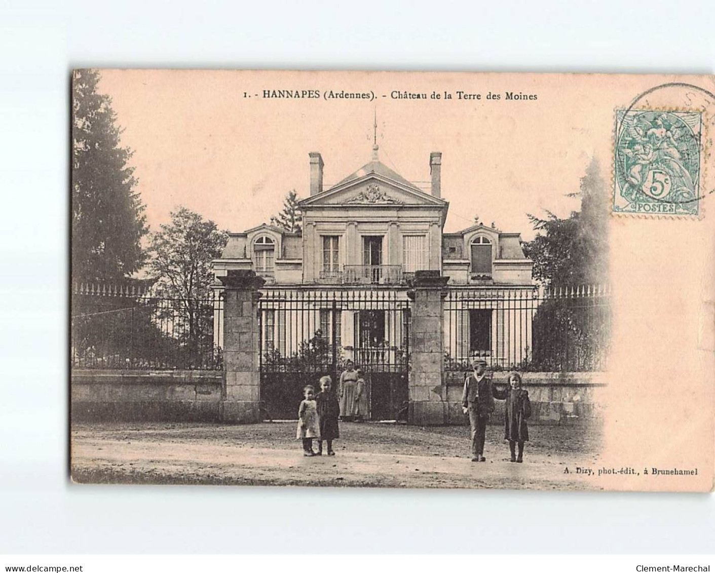 HANNAPES : Château De La Terre Des Moines - état - Sonstige & Ohne Zuordnung