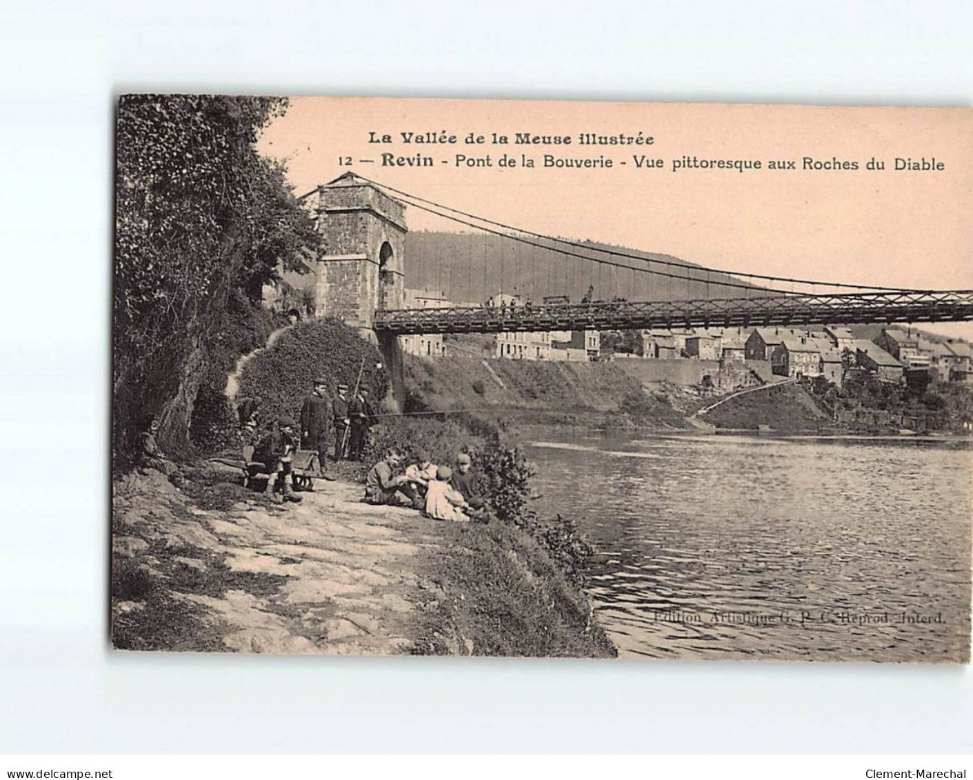 REVIN : Pont De La Bouverie, Vue Pittoresque Aux Roches Du Diable - Très Bon état - Revin