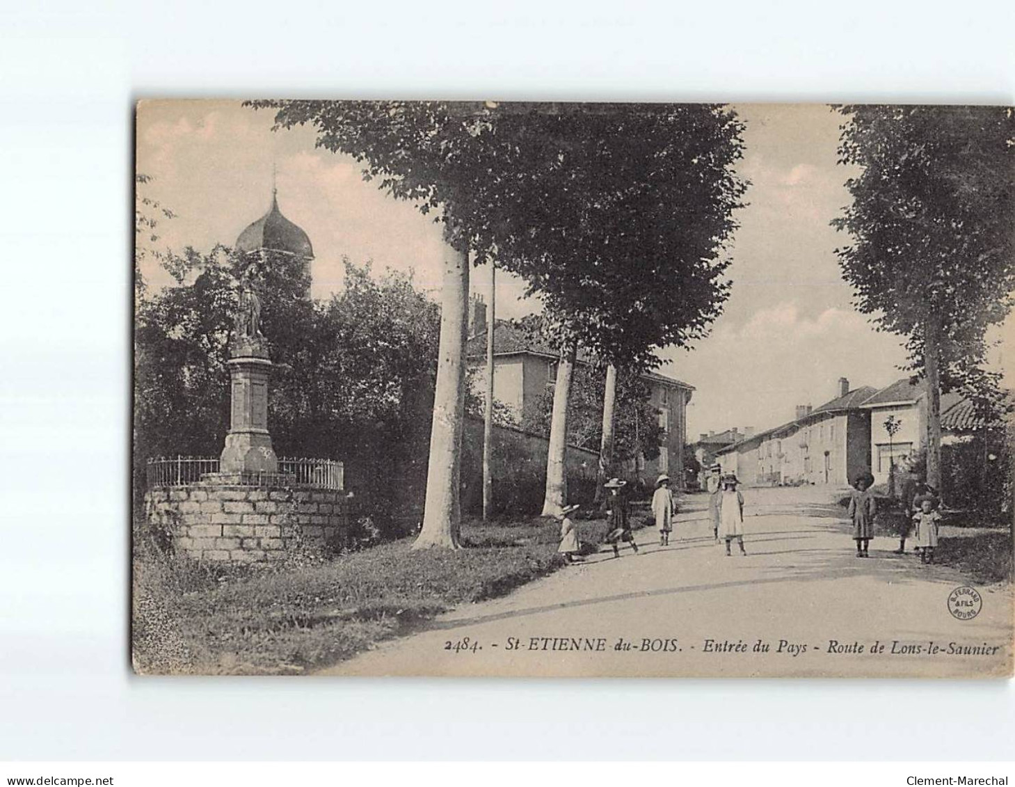 SAINT ETIENNE DU BOIS : Entrée Du Pays, Route De Lons-le-Saunier - état - Non Classés