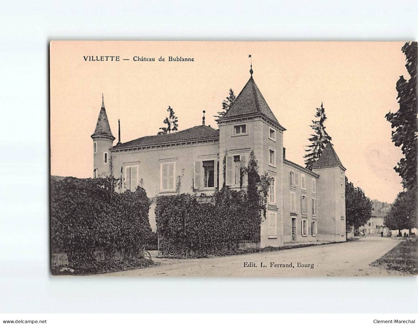 VILLETTE : Château De Bublanne - Très Bon état - Zonder Classificatie