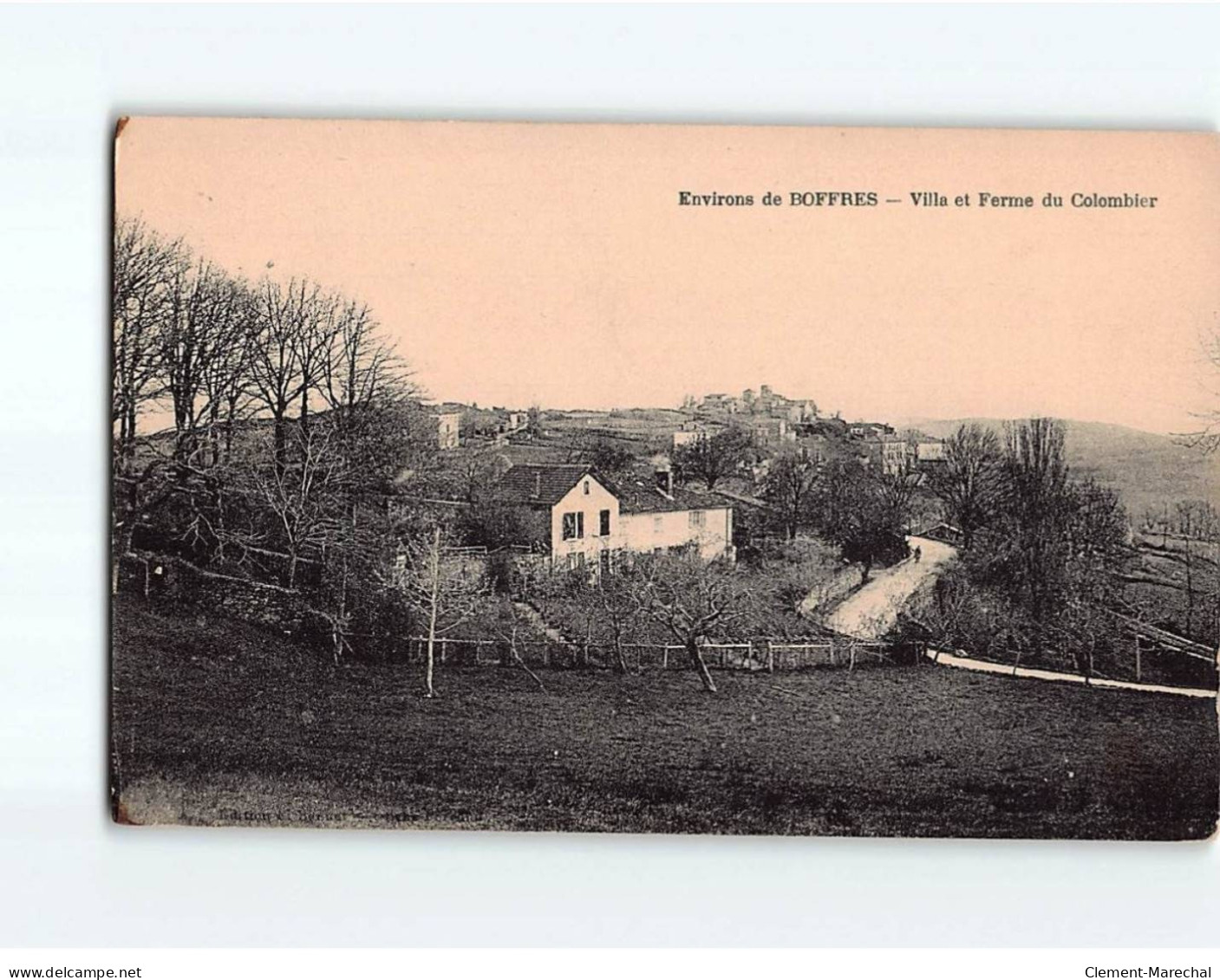 Environs De BOFFRES : Villa Et Ferme Du Colombier - état - Autres & Non Classés