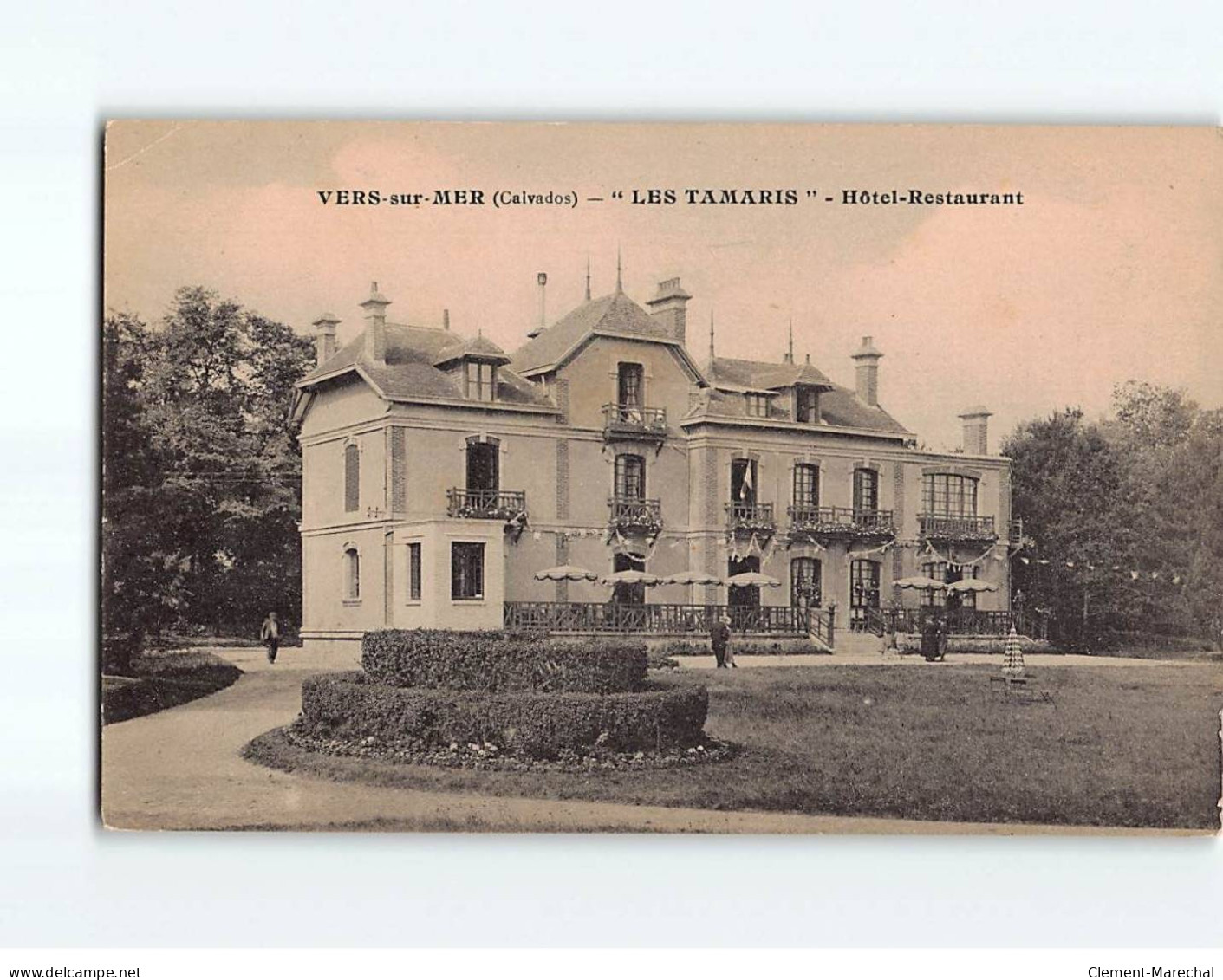 VERS SUR MER : ""Les Tamaris"", Hôtel-Restaurant - Très Bon état - Andere & Zonder Classificatie