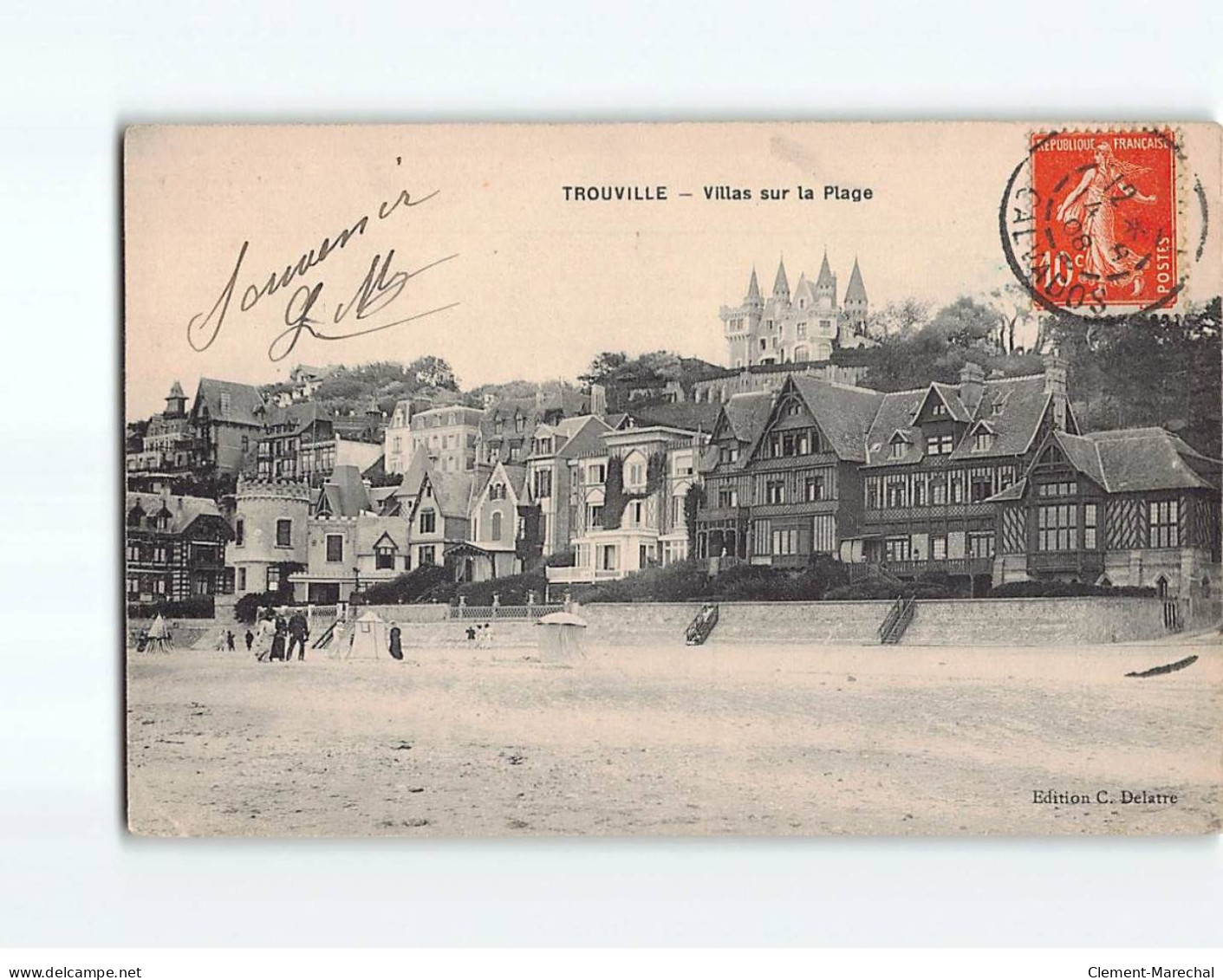 TROUVILLE : Villas Sur La Plage - état - Trouville