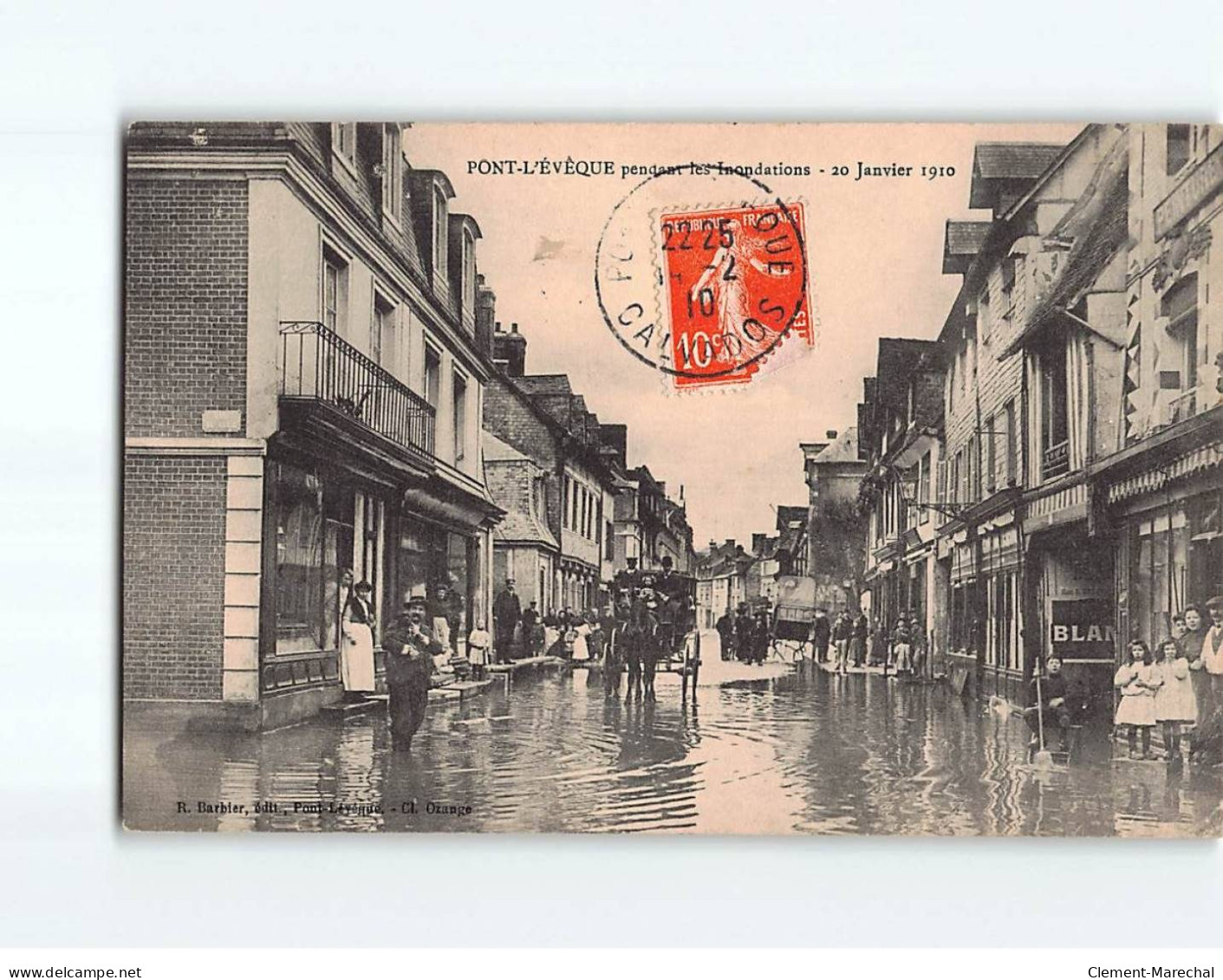 PONT L'EVEQUE : Inondations De 1910 - état - Pont-l'Evèque