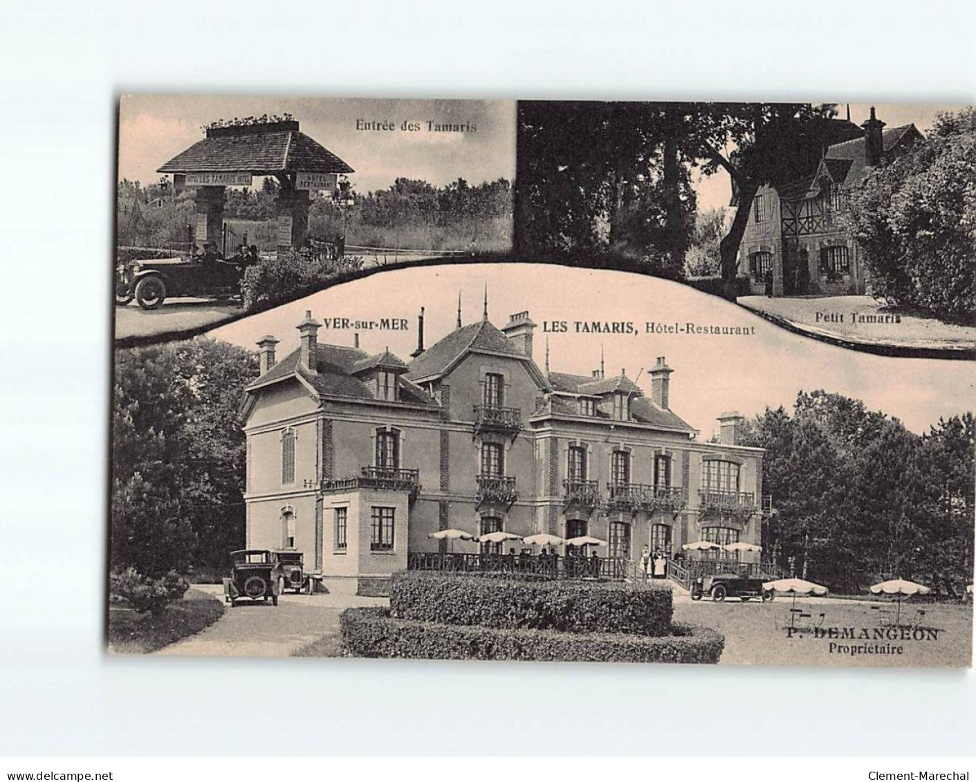 VER SUR MER : ""Les Tamaris"", Hôtel-Restaurant - Très Bon état - Andere & Zonder Classificatie