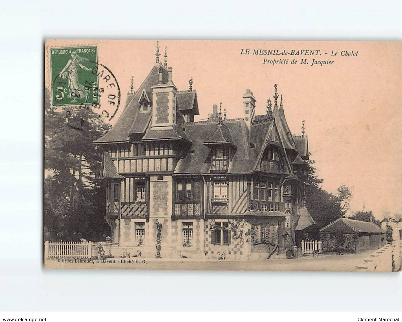 LE MESNIL DE BAVENT : Le Chalet - état - Autres & Non Classés