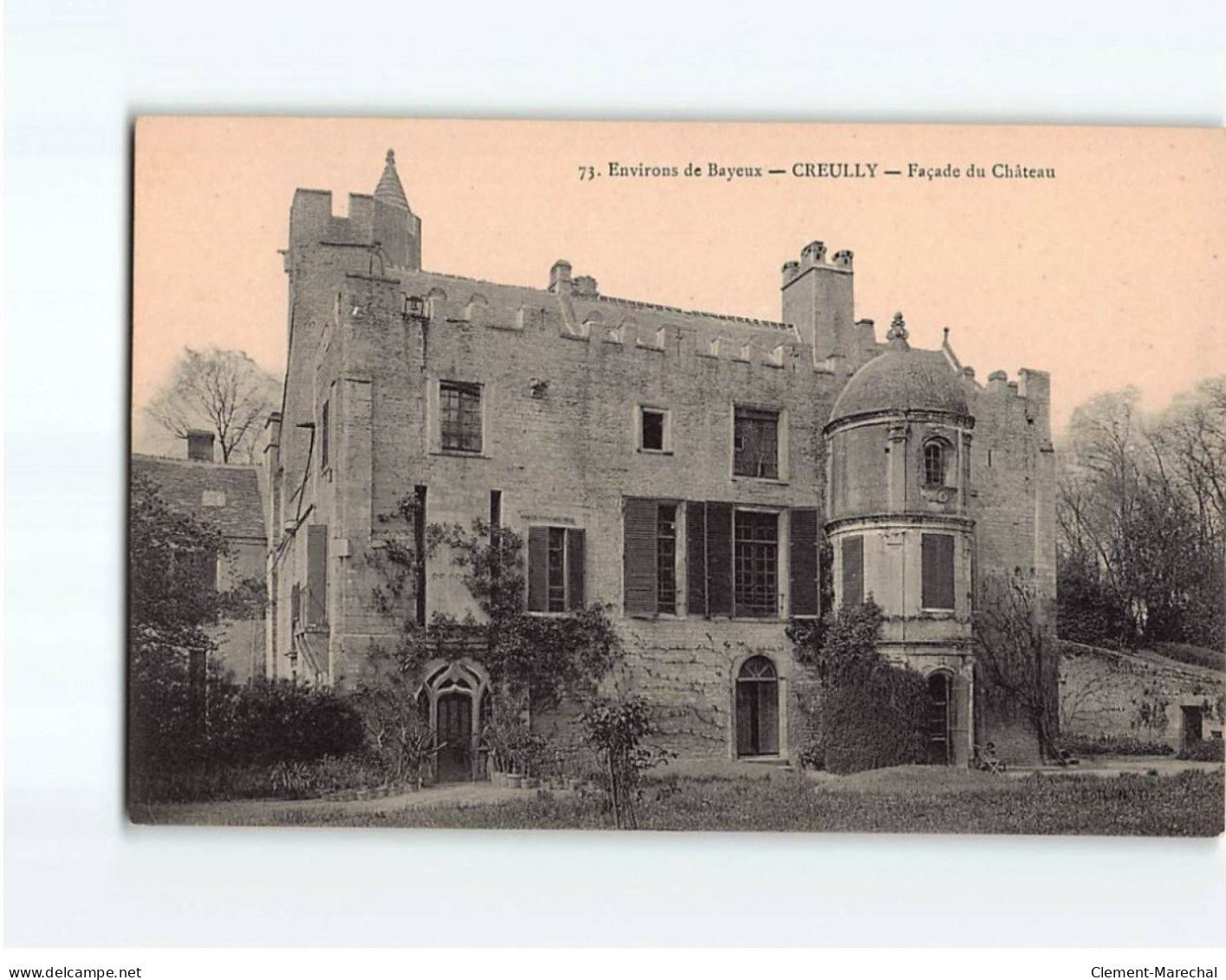 CREULLY : Façade Du Château - Très Bon état - Andere & Zonder Classificatie