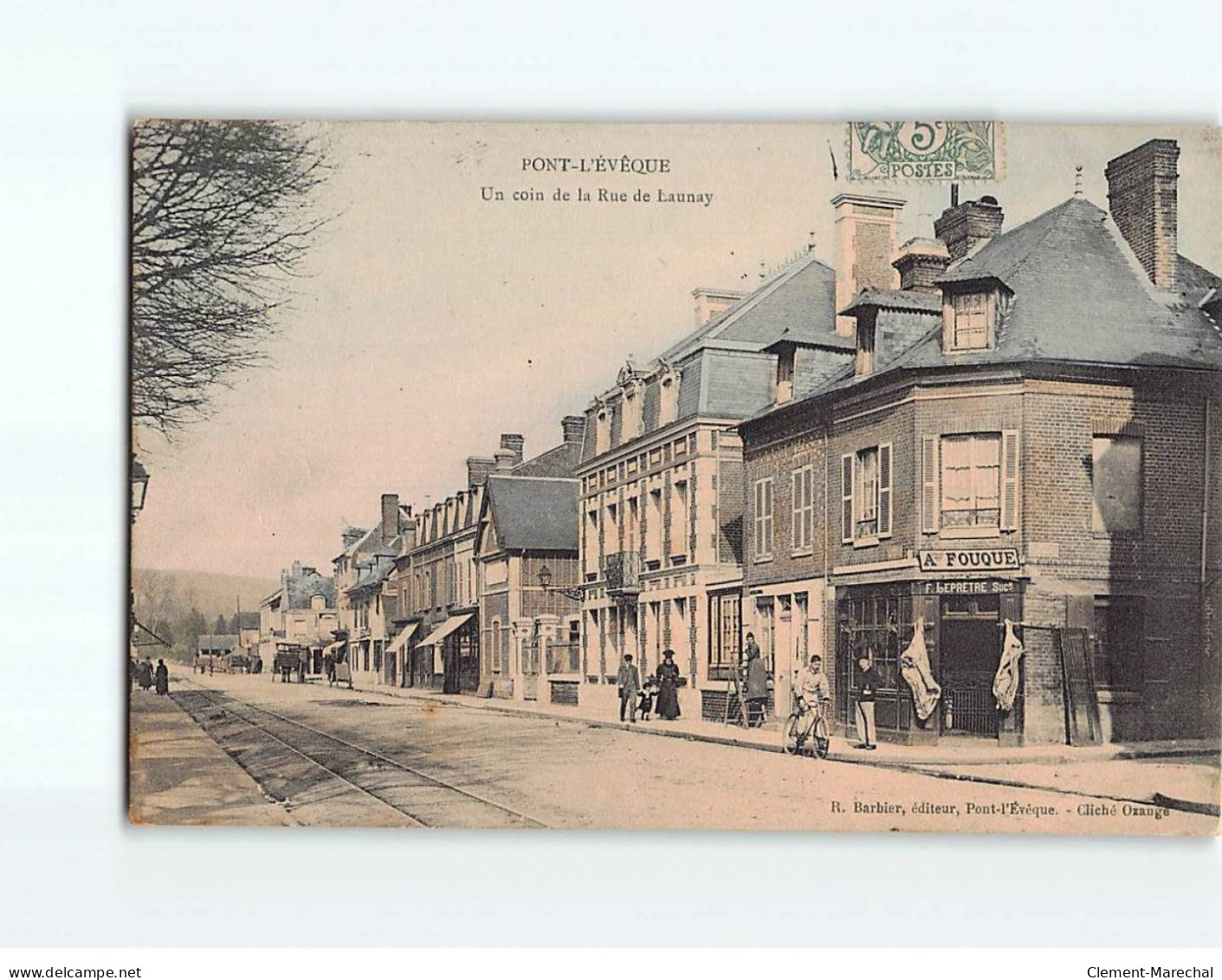 PONT L'EVEQUE : Un Coin De La Rue De Launay - Très Bon état - Pont-l'Evèque