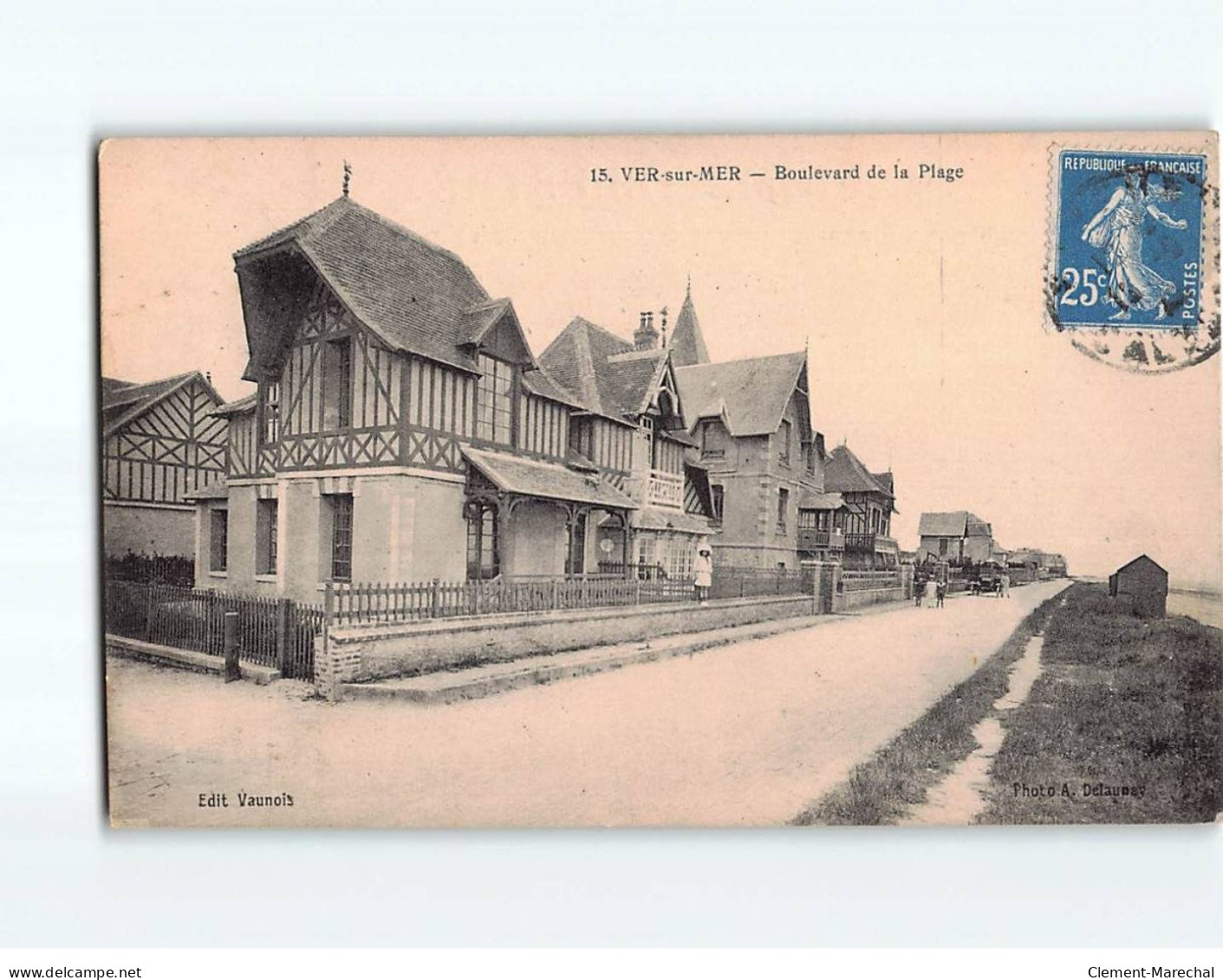 VER SUR MER : Boulevard De La Plage - Très Bon état - Andere & Zonder Classificatie