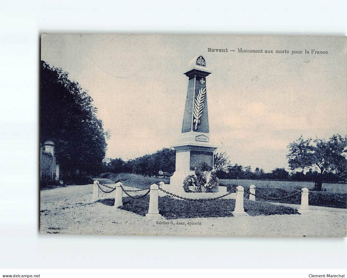 BAVENT : Monument Aux Morts Pour La France - Très Bon état - Andere & Zonder Classificatie