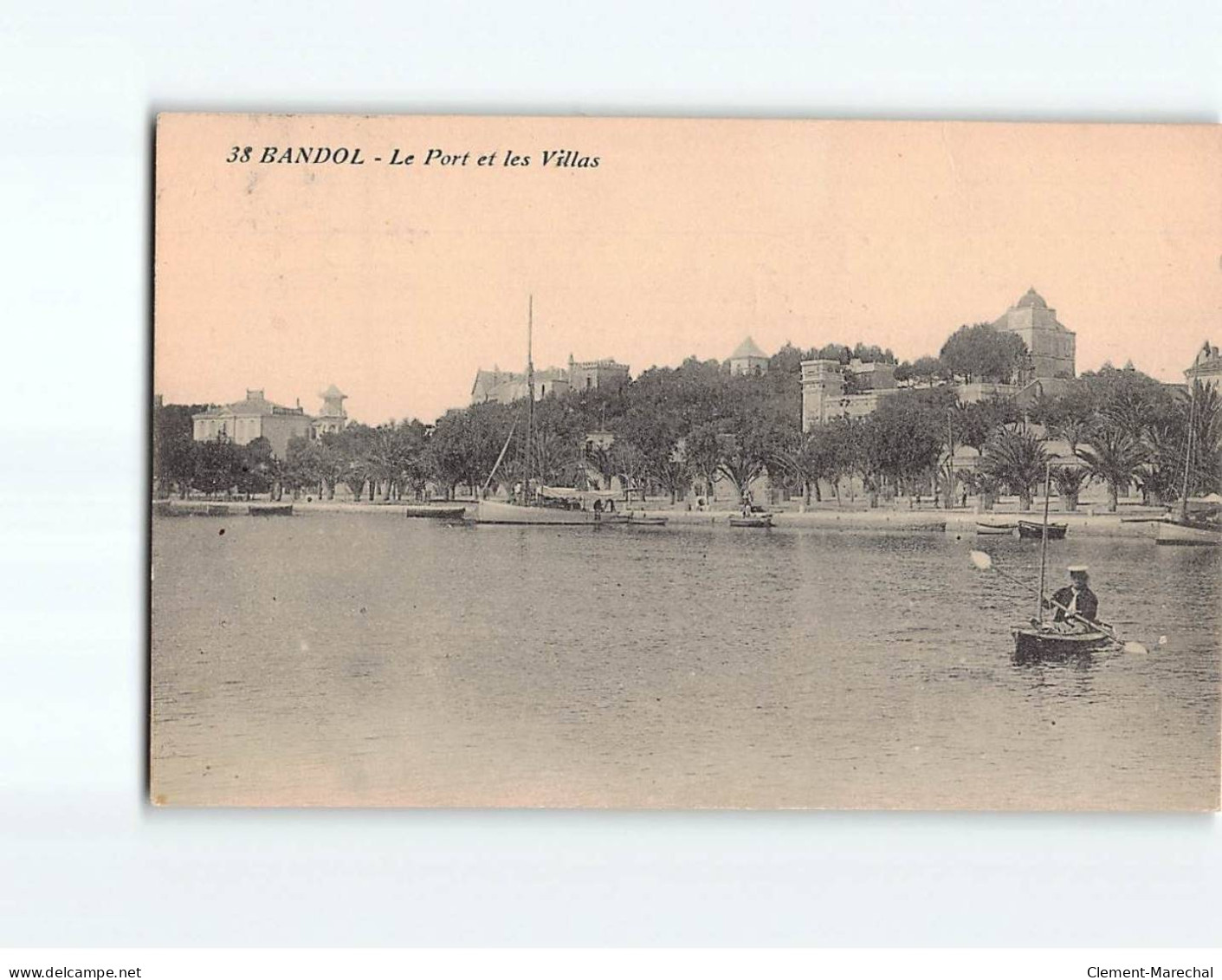 BANDOL : Le Port Et Les Villas - Très Bon état - Autres & Non Classés