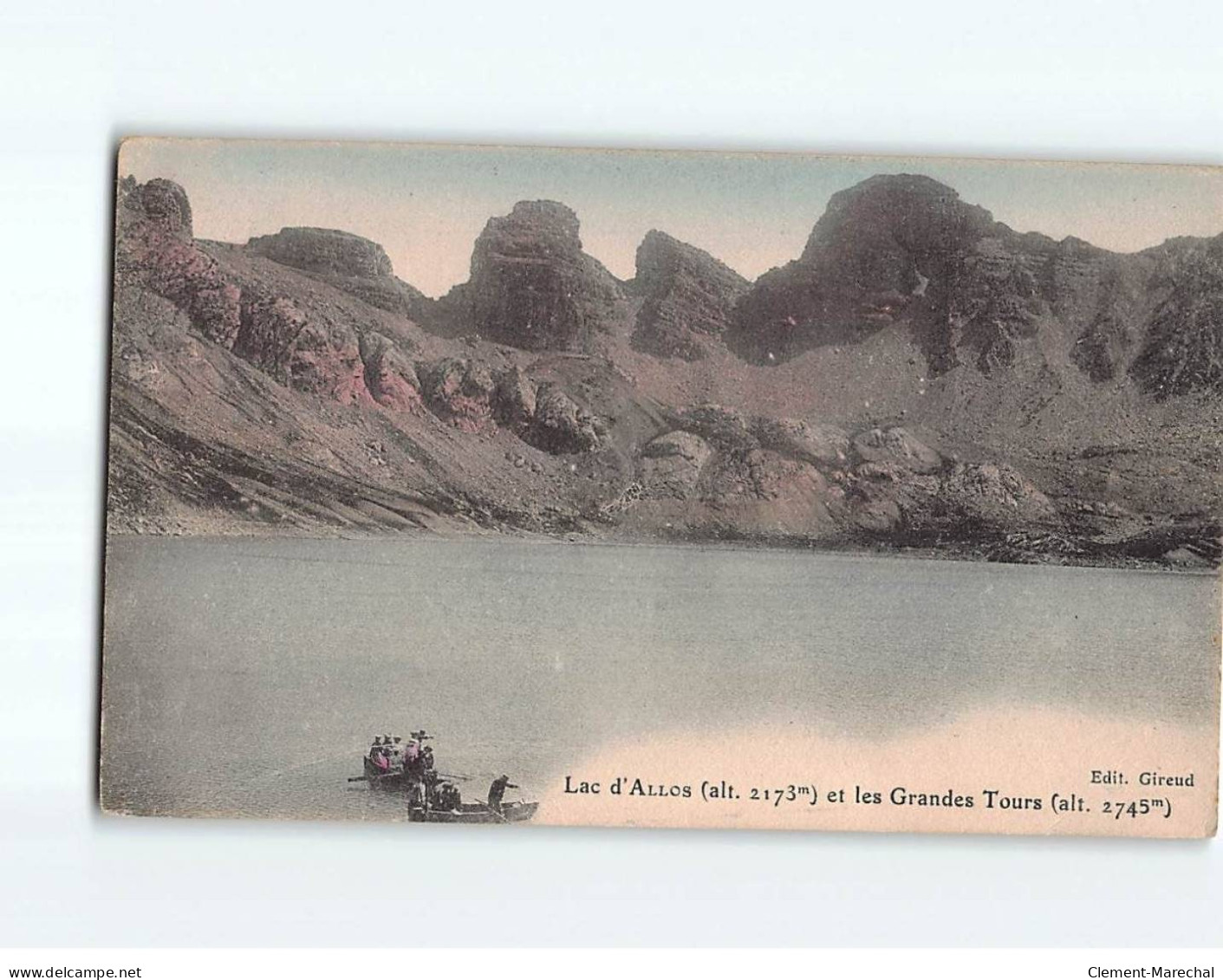 Lac D'Allos Et Les Grandes Tours - Très Bon état - Autres & Non Classés