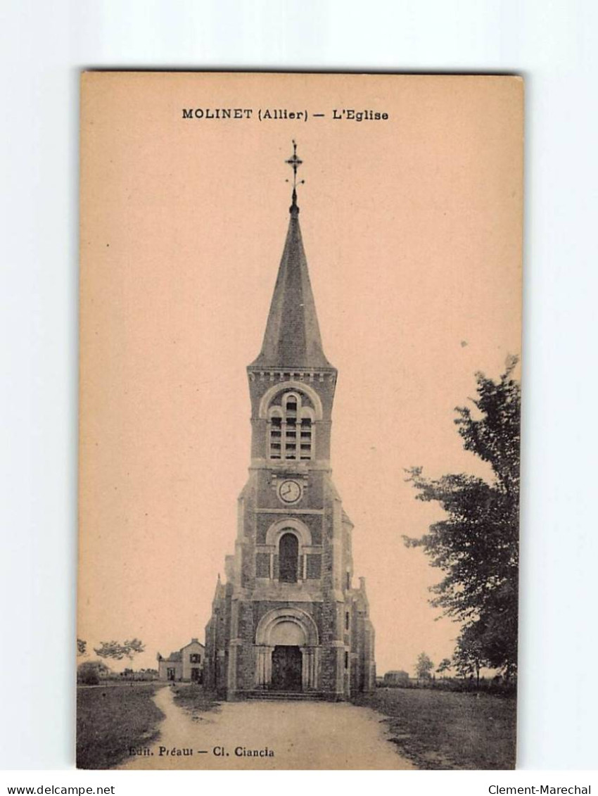 MOLINET : L'Eglise - Très Bon état - Sonstige & Ohne Zuordnung