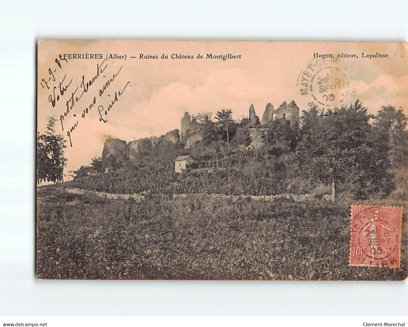 FERRIERES : Ruines Du Château De Montgilbert - état - Other & Unclassified