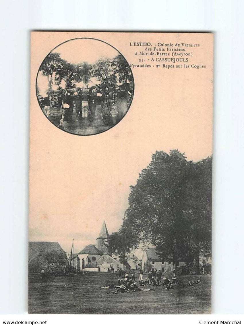 L'ESTIBO : Colonie De Vacances Des Petits Parisiens à Mur-de-Barrez, A Cassuejouls, Pyramides - Très Bon état - Sonstige & Ohne Zuordnung